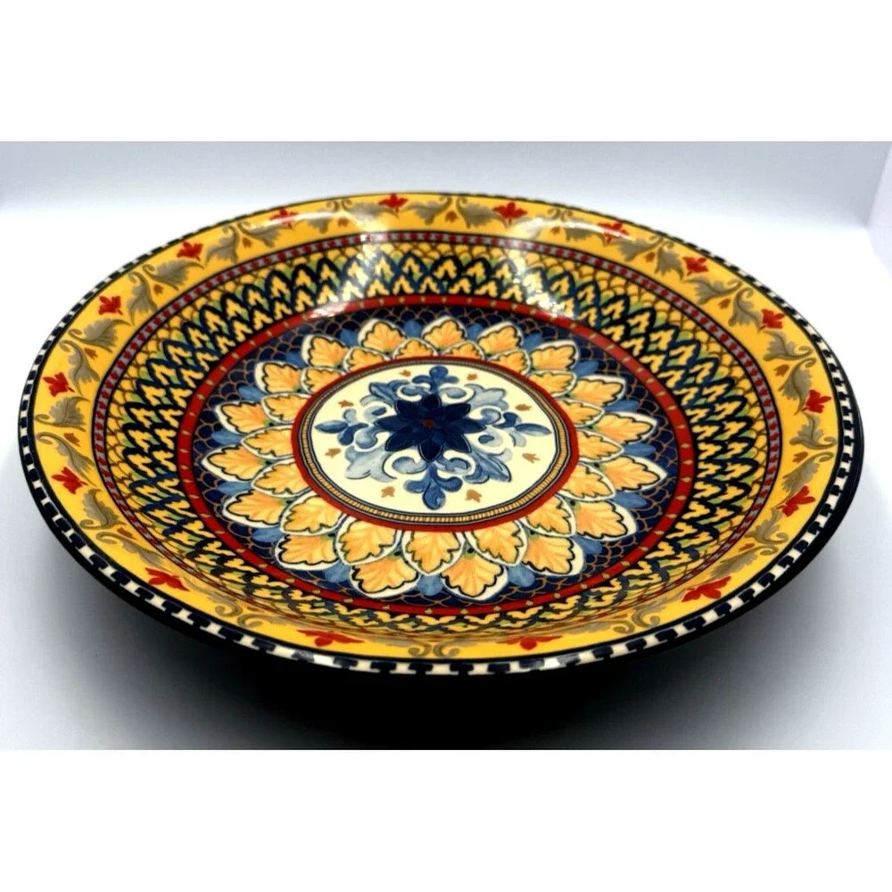 Williams Sonoma Sicily/Mediterranean Ceramic Pasta/Serving Bowl 12